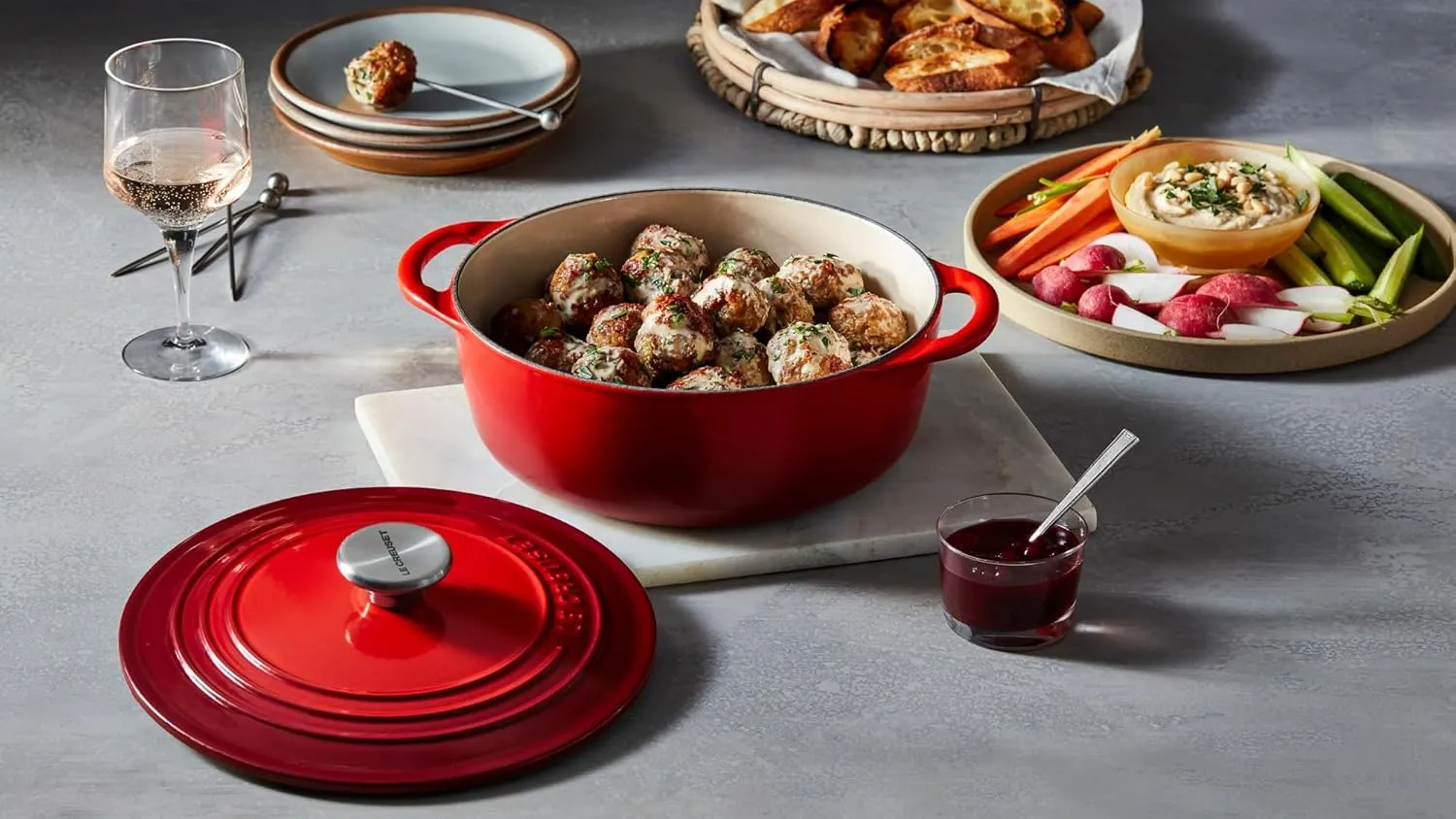Le Creuset Enameled Cast Iron Shallow Round Oven, 2.75 Qt., Caribbean