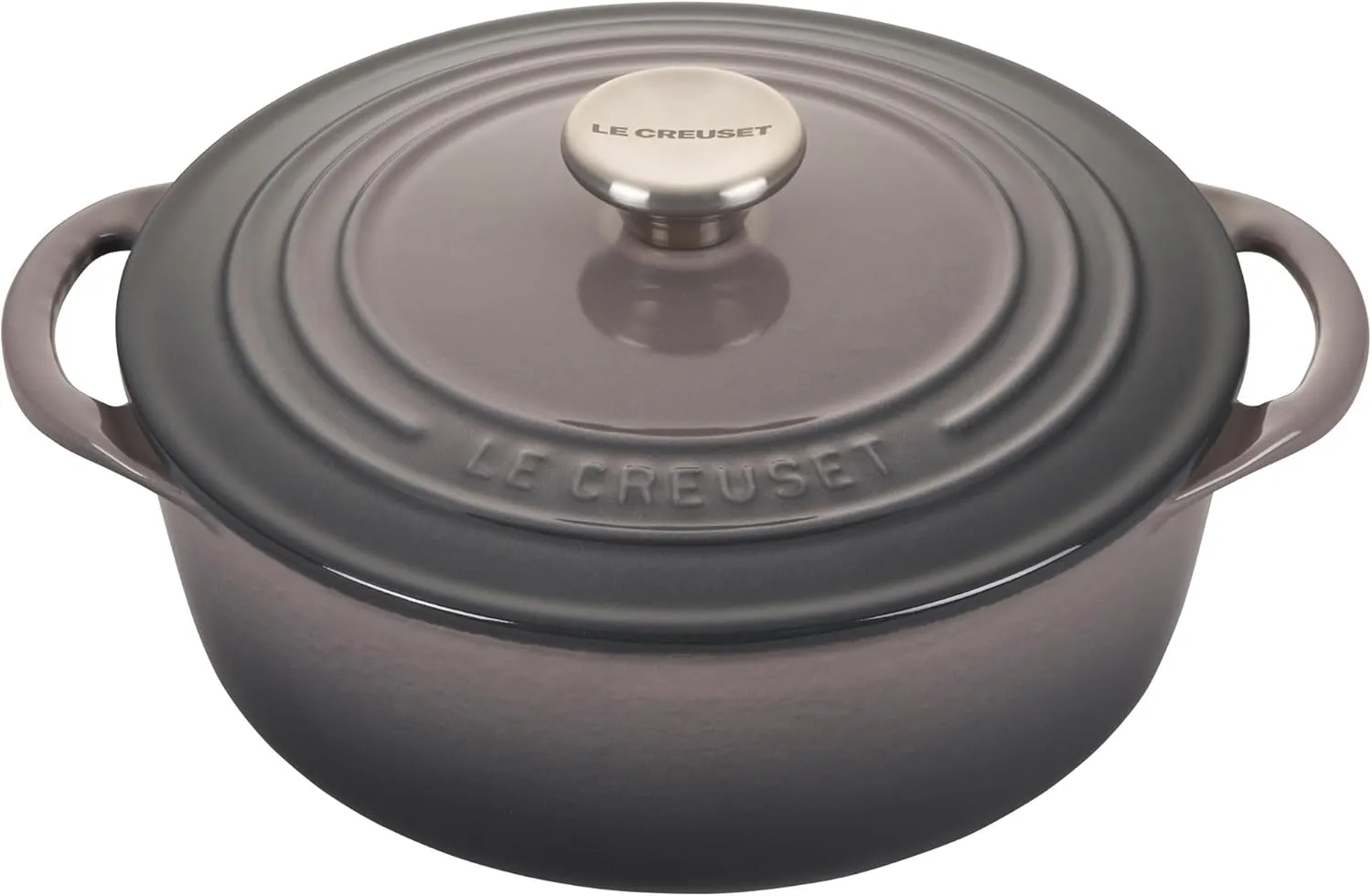 Le Creuset Enameled Cast Iron Shallow Round Oven, 2.75 Qt., Oyster
