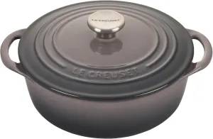 Le Creuset Enameled Cast Iron Shallow Round Oven, 2.75 Qt., Oyster