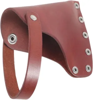 Leather Axe Cover Durable Protective Hatchet Sleeve for Camping Outdoor Activities and Gardening