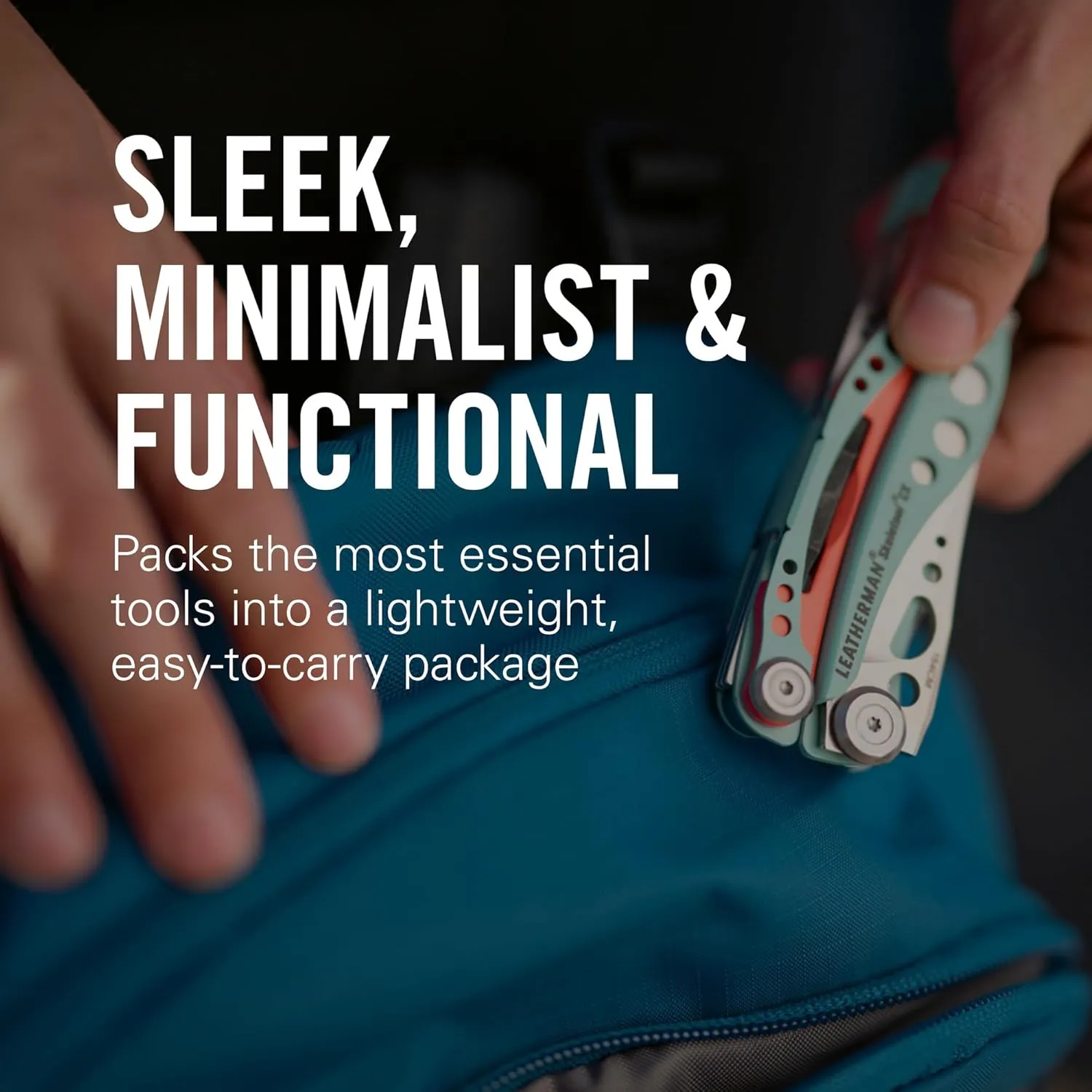 LEATHERMAN, Skeletool CX, 7-in-1 Lightweight, Minimalist Multi-Tool for Everyday Carry (EDC), Home, Garden & Outdoors, Black & Silver