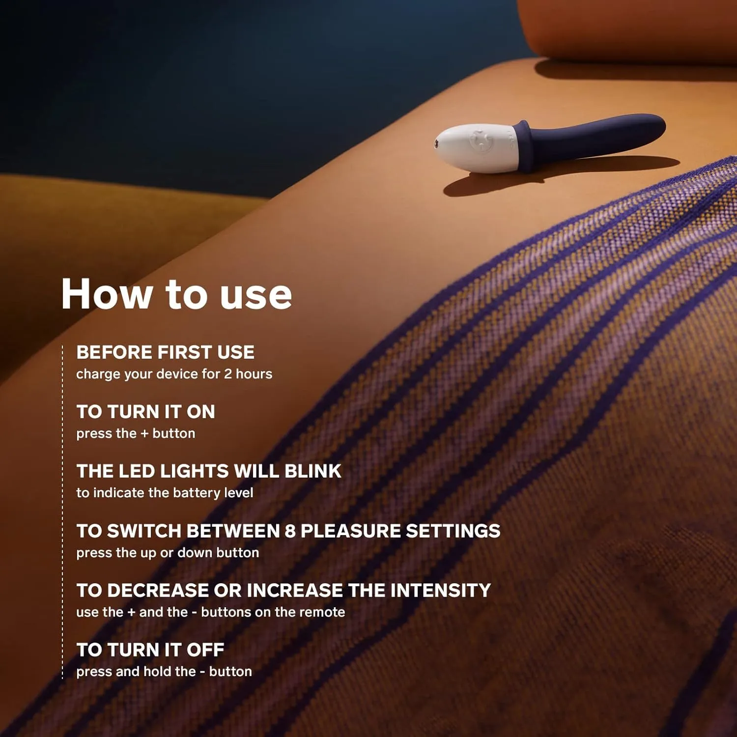 LELO Billy 2 Vibrating Prostate Massager, Anal Vibrator for Men with 8 Pleasure Settings, Smooth and Rechargeable Anal Plug, Anal Toys for Men, Mens Prostate Toy, Deep Blue