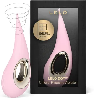 LELO DOT Clitoral Pinpoint Vibrator for Women, Adult Sex Toy with Elliptical Motion and 8 Pleasure Settings, Clitoral Stimulator Adult Toy, High Frequency Personal Vibrator and Clit Toy, Pink