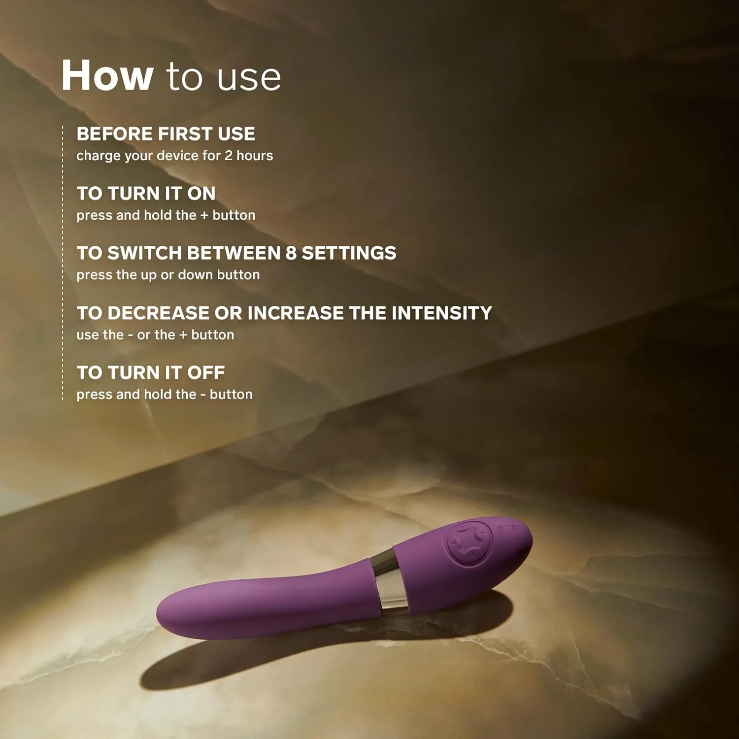 LELO Elise 2, G Spot Vibrator for Her, Sex Toy for Female, Waterproof Vibrator for Women with Dual Motor Toy for Stronger Stimulation, Black