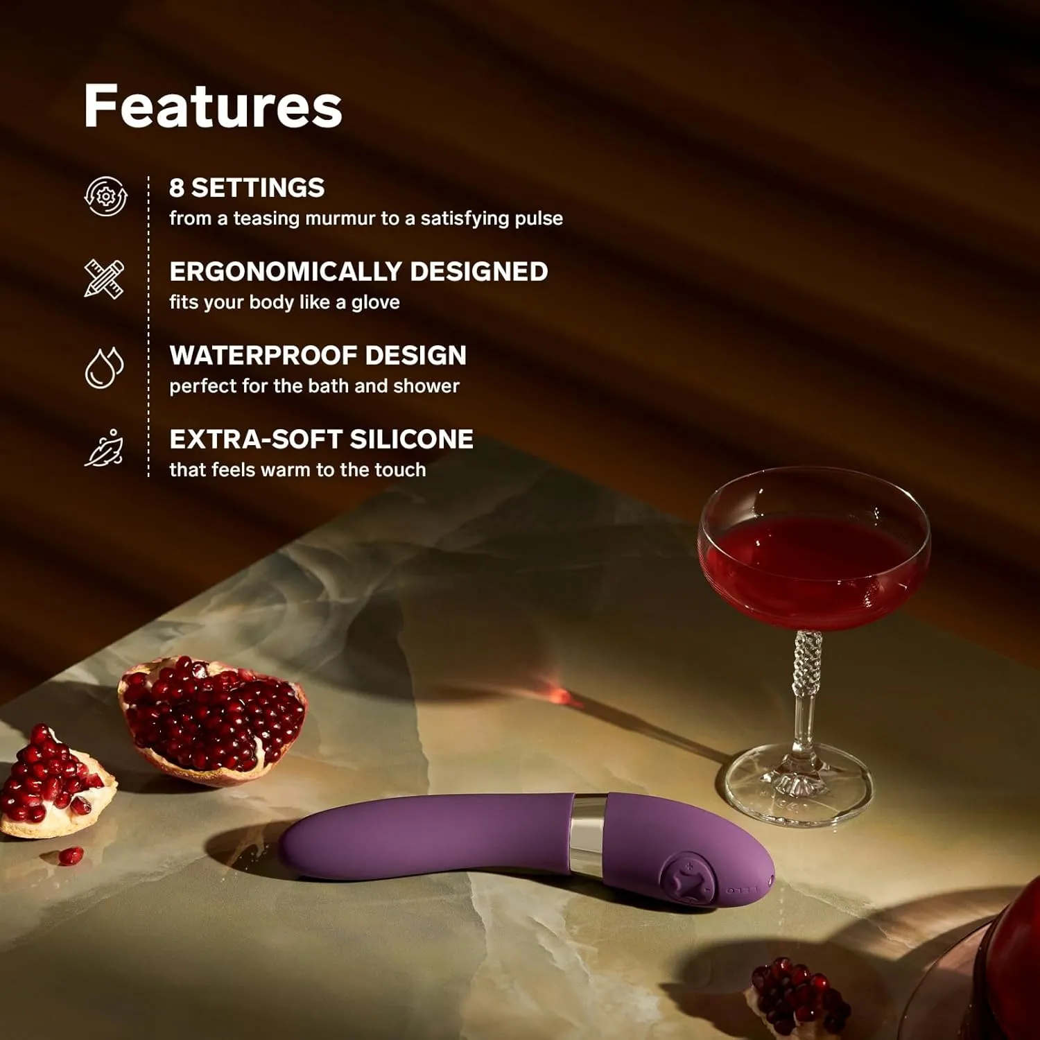 LELO Elise 2, G Spot Vibrator for Her, Sex Toy for Female, Waterproof Vibrator for Women with Dual Motor Toy for Stronger Stimulation, Black