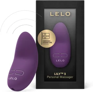 LELO Lily 3 Mini Vibrator for Women Discreet Mini Bullet Vibrator with 10 Pleasure Settings, Waterproof Design, Dark Plum