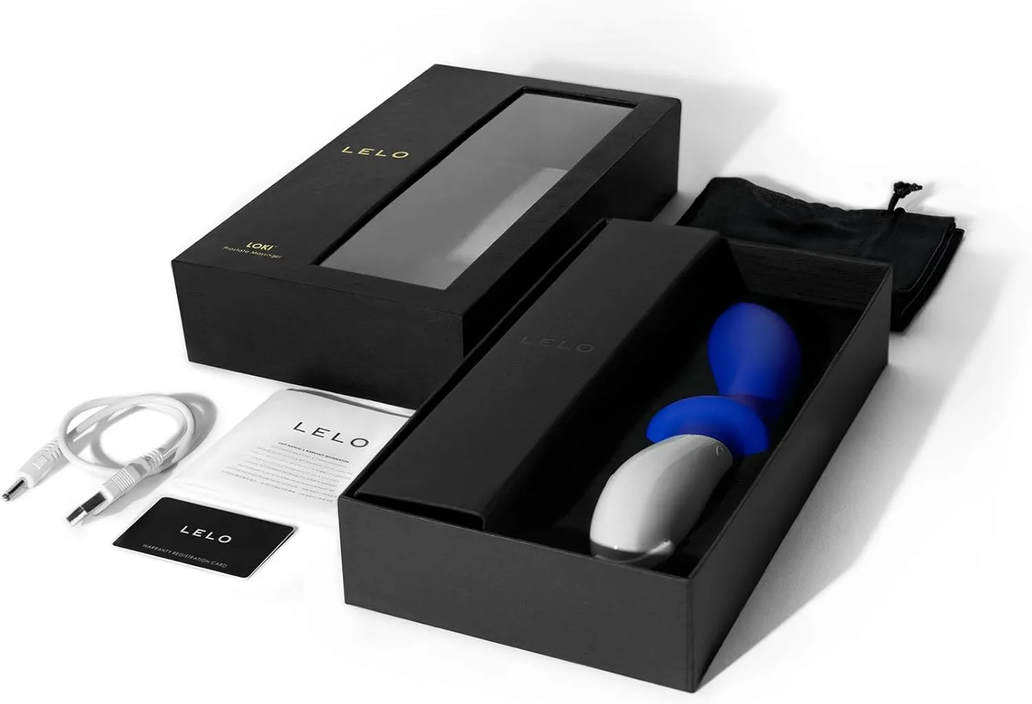 LELO Loki Prostate Toy for Men, Rechargeable Male Sex Toys, Anal Plug, Anal Sex Toys, Anal Vibrators Sexual Stimulation Device for Butt Plug with 6 Powerful Settings, Blue