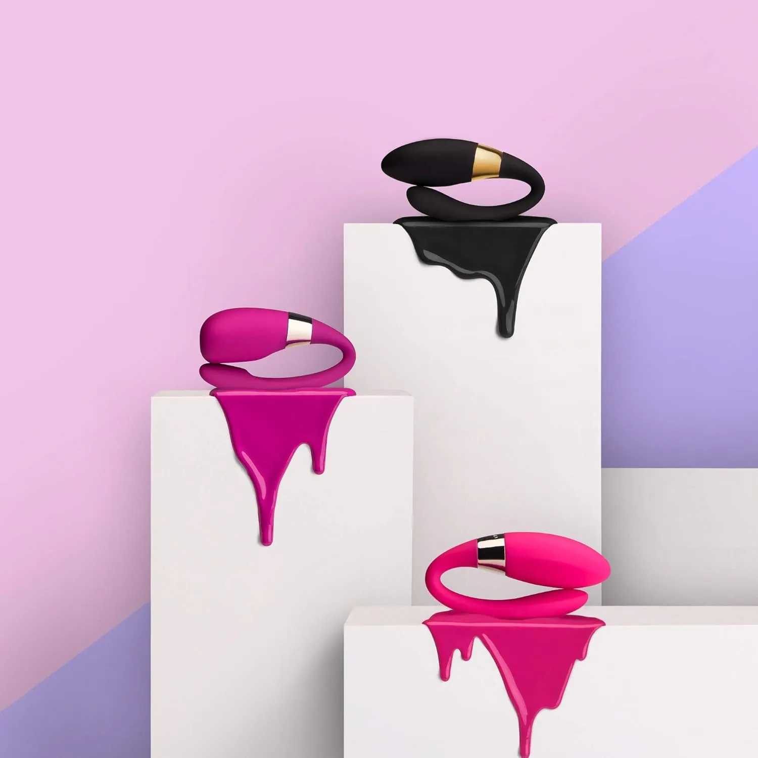 LELO TIANI 3, Couples Vibrator, Remote Controled Sex Toy for Adults, Couple Sex Toy Wireless and Hands-Free Vibrator Satisfaction Adult Sex Toys for Women and Men, Cerise