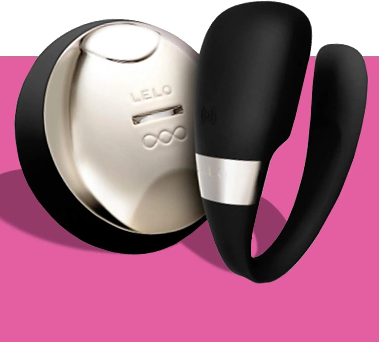 LELO TIANI 3, Couples Vibrator, Remote Controled Sex Toy for Adults, Couple Sex Toy Wireless and Hands-Free Vibrator Satisfaction Adult Sex Toys for Women and Men, Deep Rose