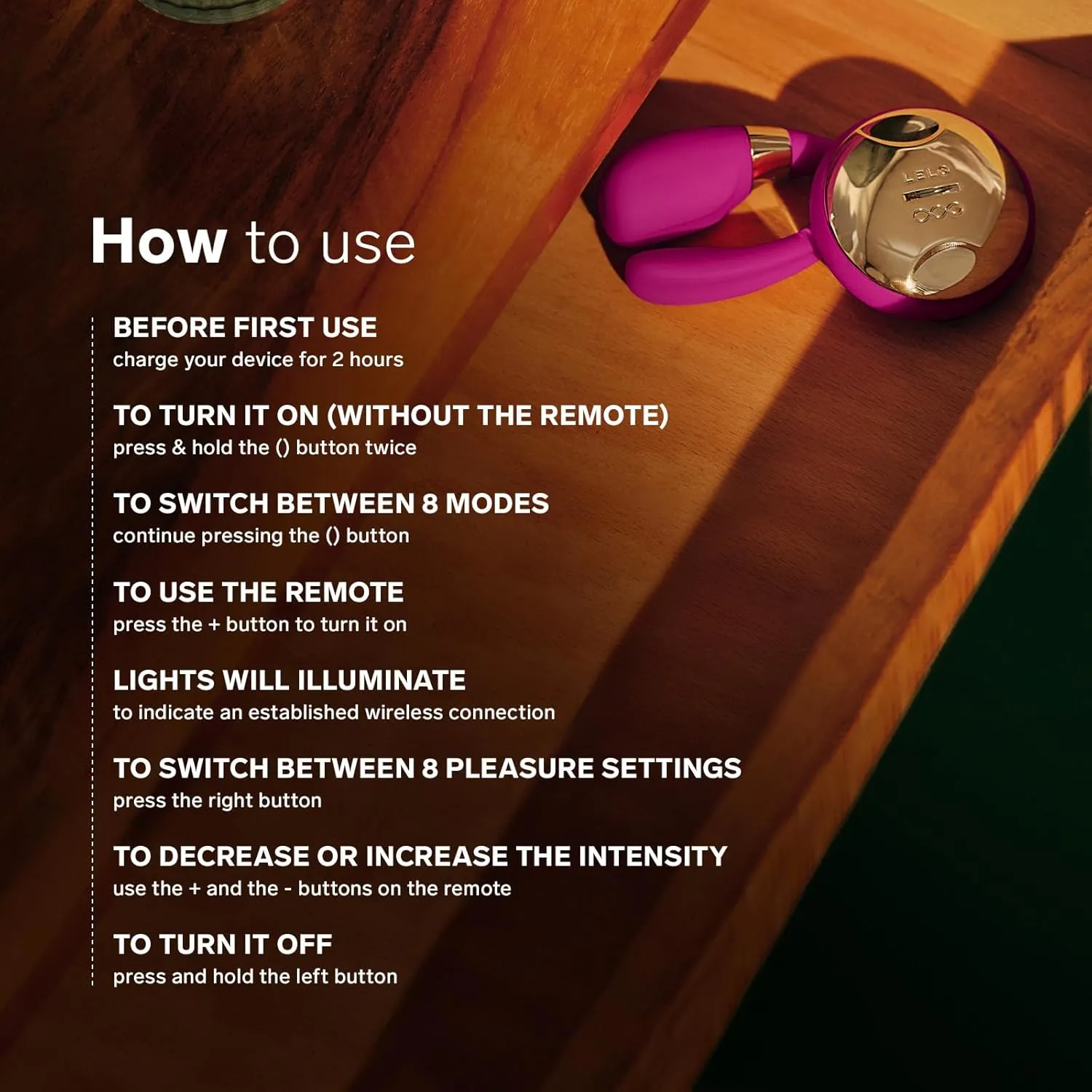 LELO TIANI 3, Couples Vibrator, Remote Controled Sex Toy for Adults, Couple Sex Toy Wireless and Hands-Free Vibrator Satisfaction Adult Sex Toys for Women and Men, Deep Rose
