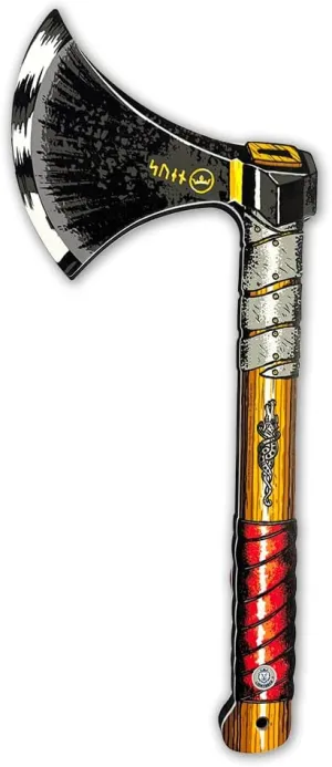 Liontouch - Viking Axe | for Boys Aged 3  Years | Workshop Master Sven's Authentic Viking Warrior Toys | Safe Medieval Weapon Accessory in Durable Foam for Little Berserkers' Roleplay & Costumes