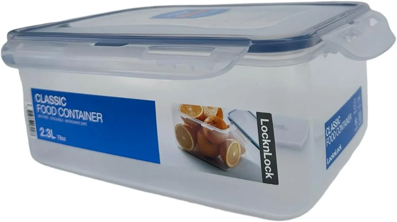 LOCK & LOCK Rectangular Food Container, Tall, 9.6-Cup, 78-Fluid Ounces