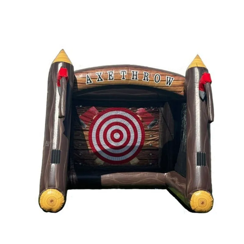Lumberjack Axe Throw Single Player Inflatable Game
