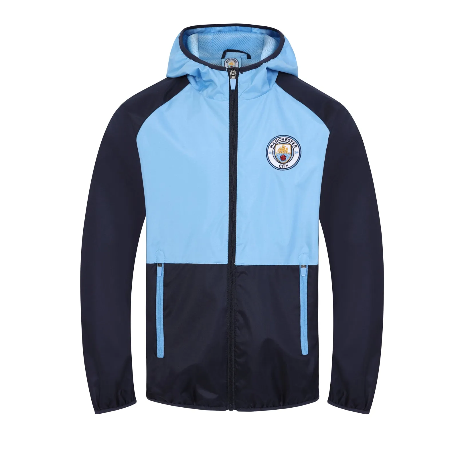 Manchester City FC Mens Shower Jacket
