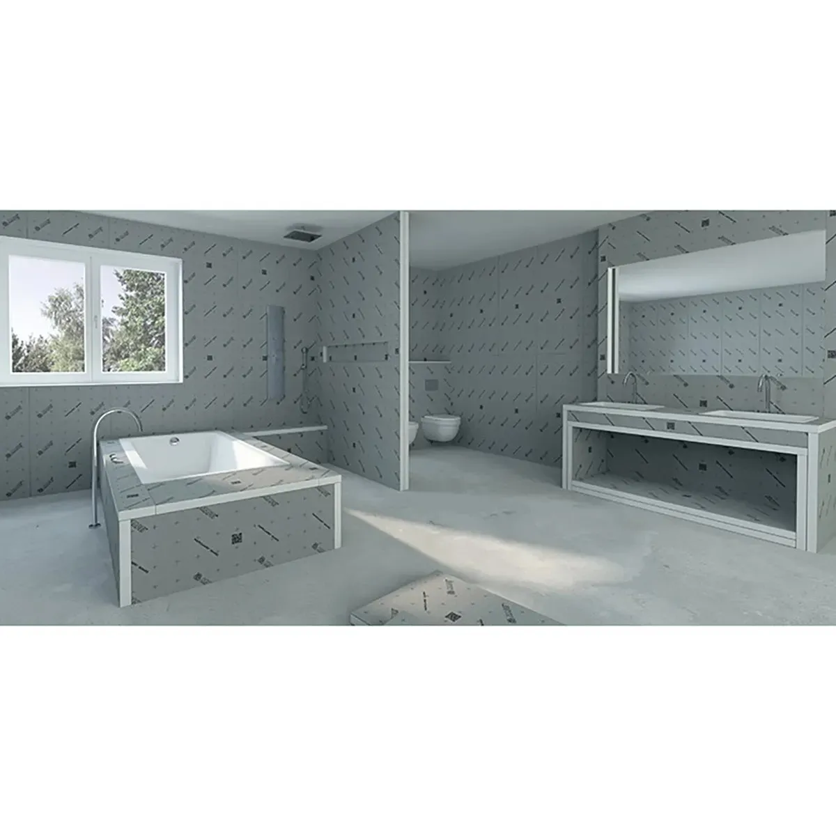 Mapei Mapeguard Board 2" x 3' x 5' - 3 Sheet Bundle