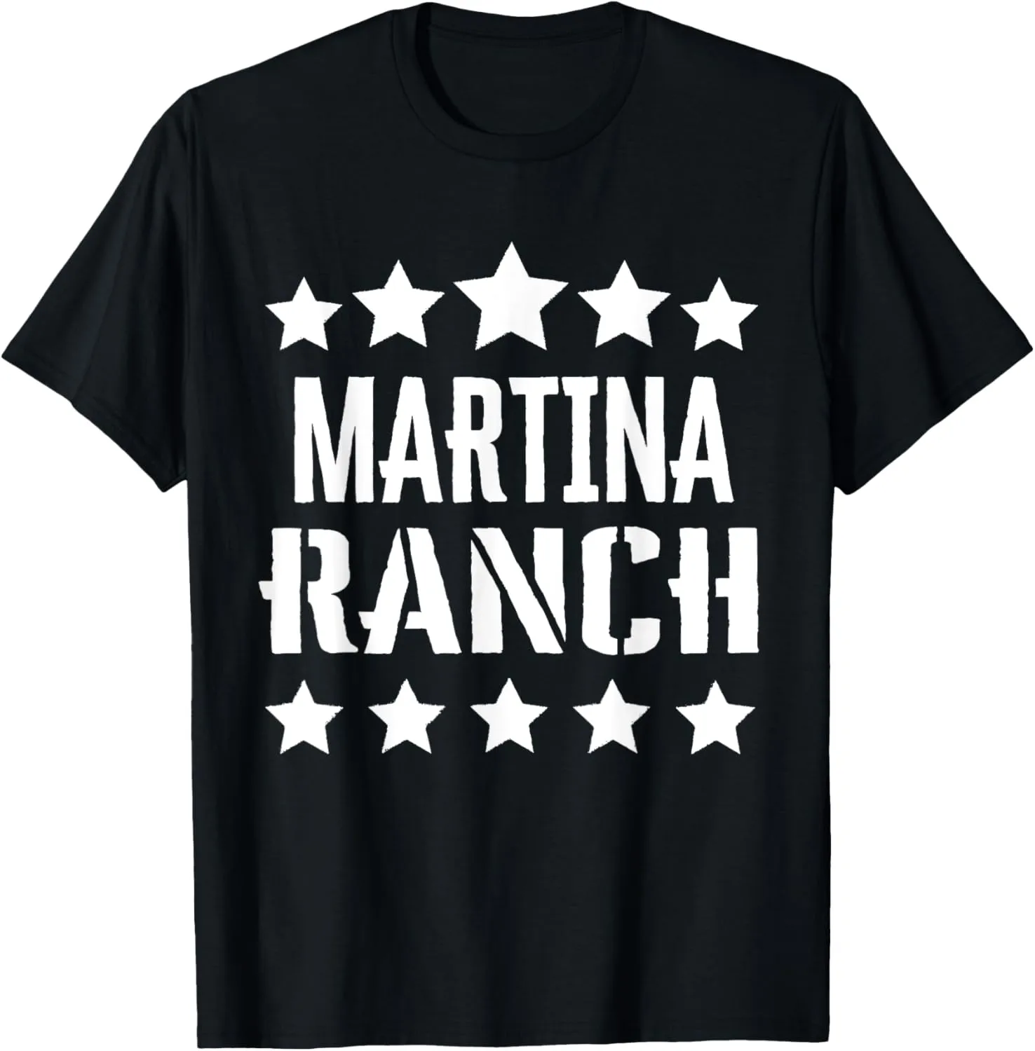Martina Ranch Family Reunion Squad First Last Name T-Shirt