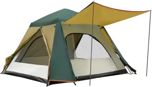 Men Tent, and Easy Set Up, Lightweight Camping Tent 3-4 Persons Double Layers Backpacking, Ideal for Hiking Camping