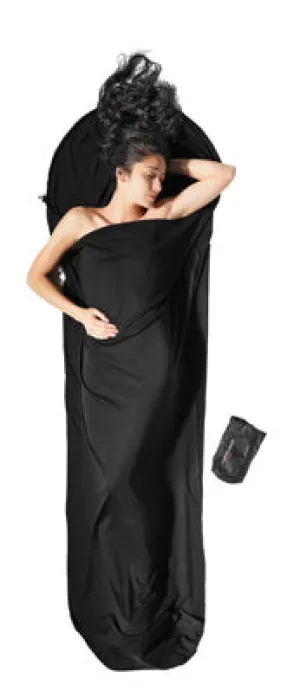 Merino Wool Mummy Liner - Black
