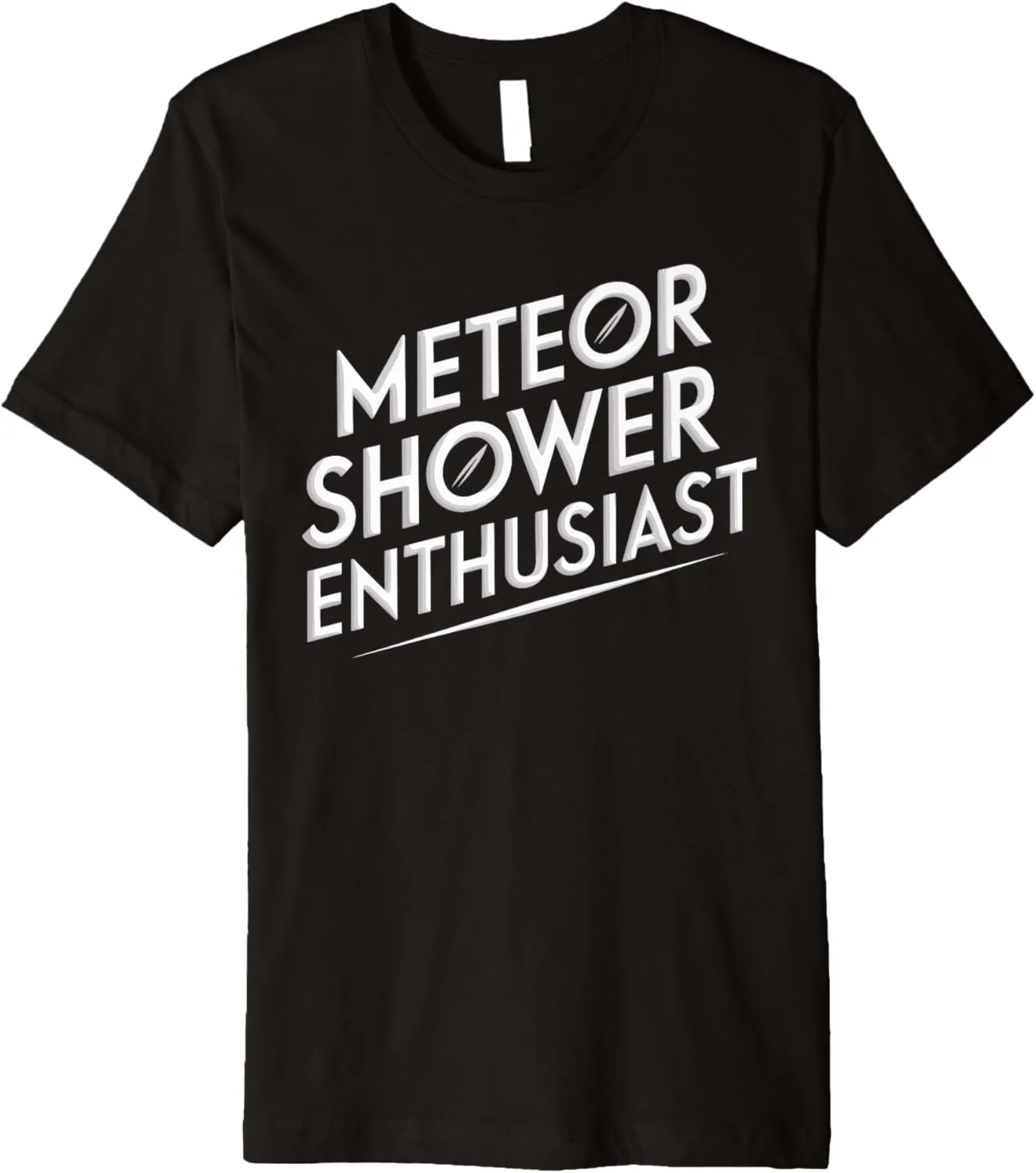 Meteor Shower Art Design for Star Gazing Enthusiasts Premium T-Shirt