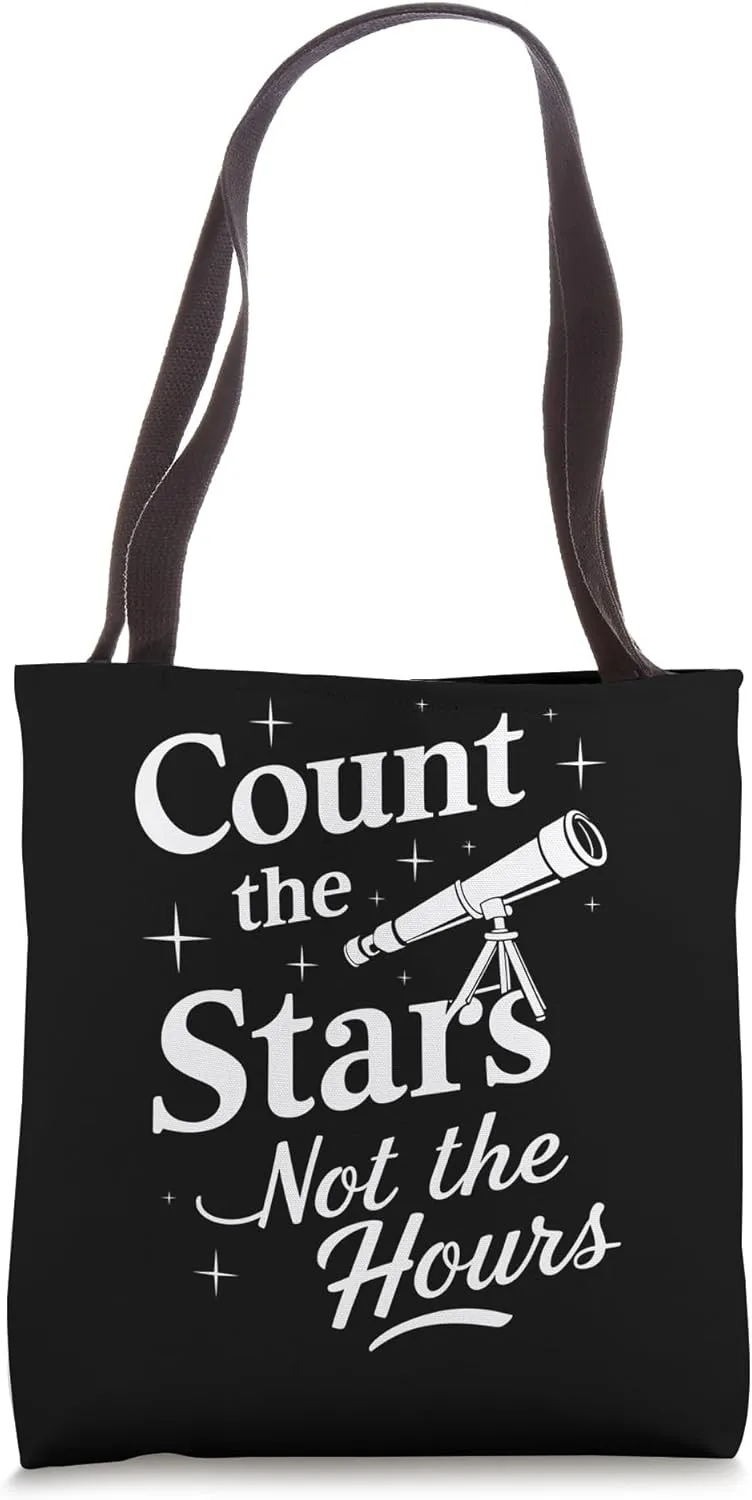 Meteor Watching Meteor Shower Shooting Stars Meteor Observer Tote Bag