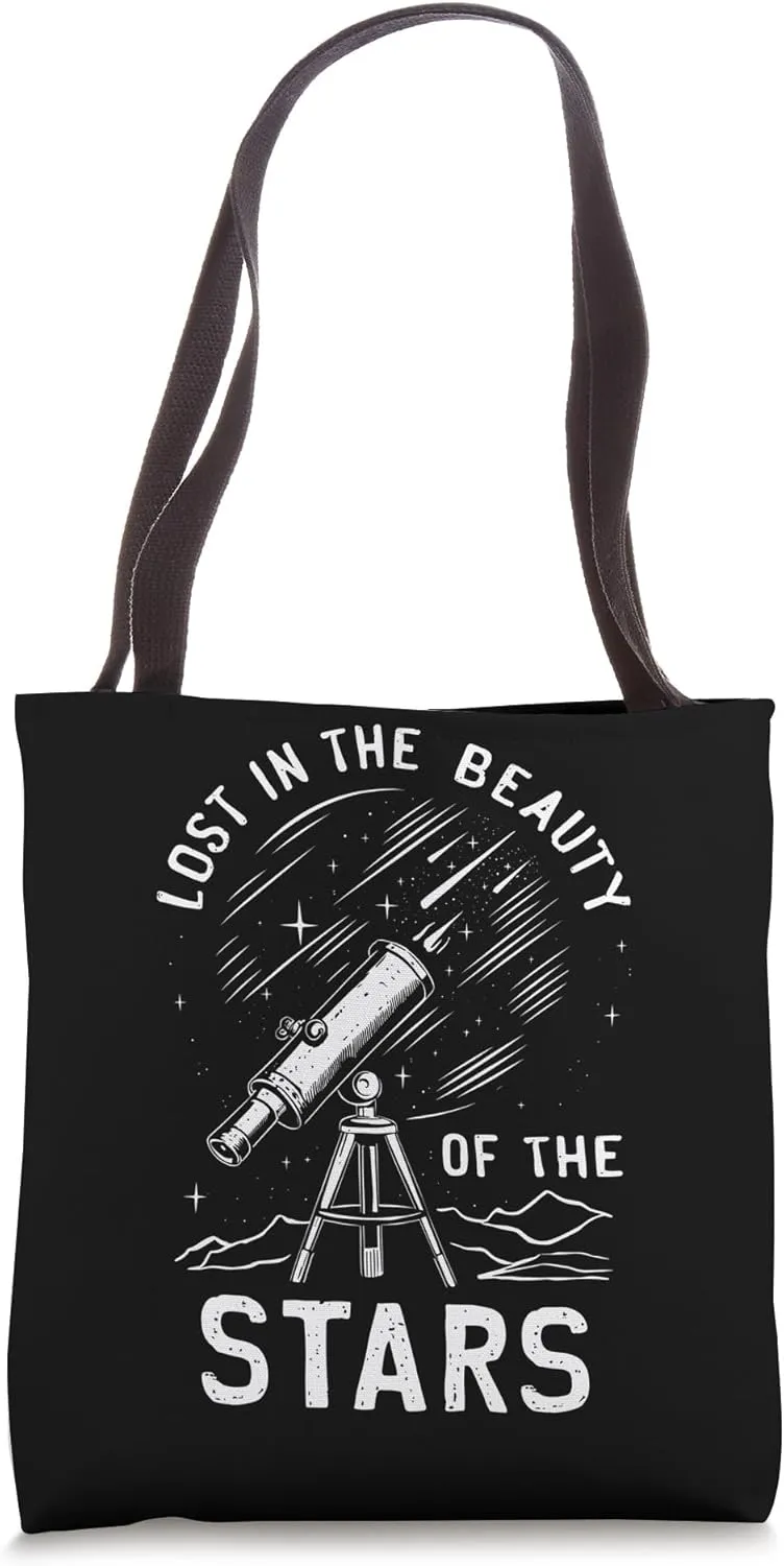 Meteor Watching Meteor Shower Shooting Stars Meteor Observer Tote Bag