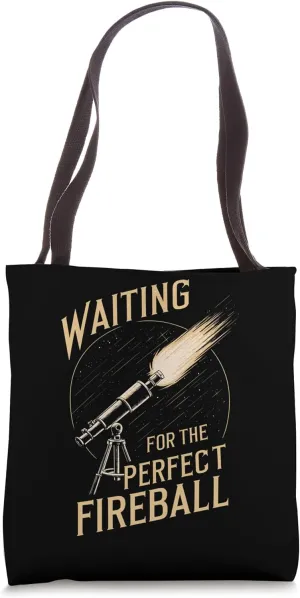 Meteor Watching Meteor Shower Shooting Stars Meteor Observer Tote Bag