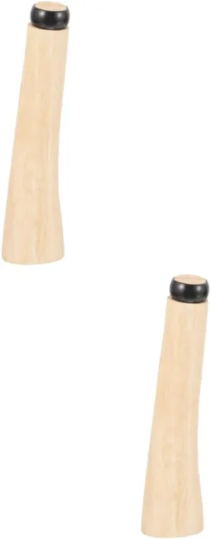 Milisten 2 Sets Durable Wooden Axe Replacement Handle Easy to Install Natural Handle for Camping Axe High Practicability and Design Outdoor Accessory