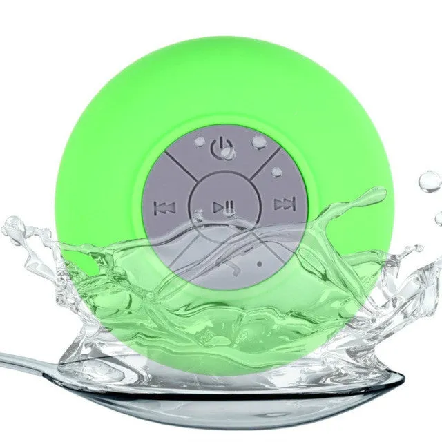 Mini Waterproof Portable Shower Bluetooth Speaker with Suction Cup