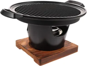 Mipcase 2-3 Person Mini Bbq Stove Outdoor Portable Grill Mini Kebab Stand Aluminum Alloy Non- to Use Store
