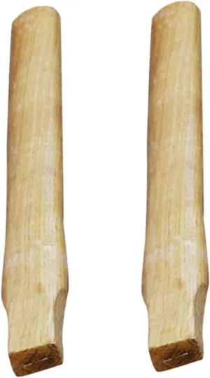 Mipcase 2pcs Wooden Axe Handle Replacement Axe Fitting for Camping Shingling Hatchet Handle Tool Replacement