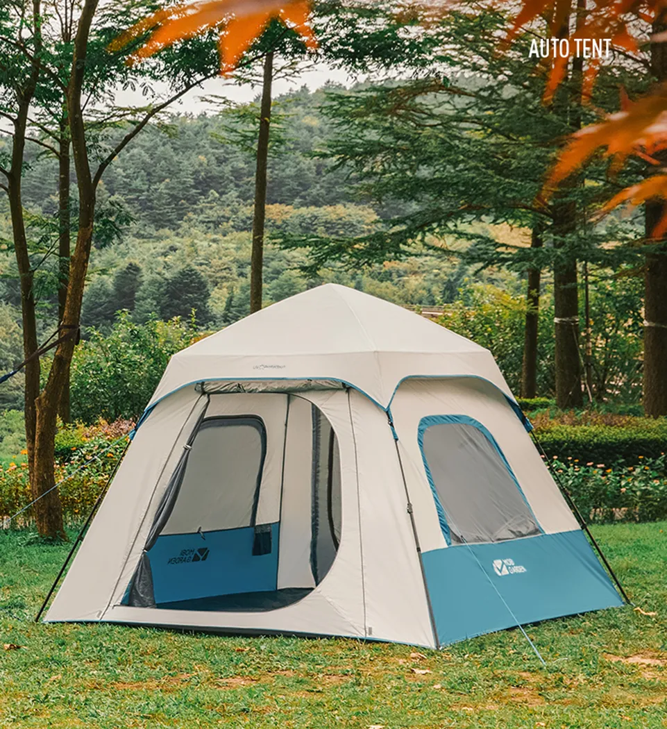 Mobi Garden Ling Dong 145 Space 4 person tent - Green