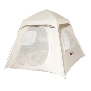 Mobi Garden Ling Dong 180 Space 4 person tent - Milky White