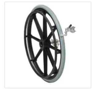 Mobile Shower Commode Push Rims
