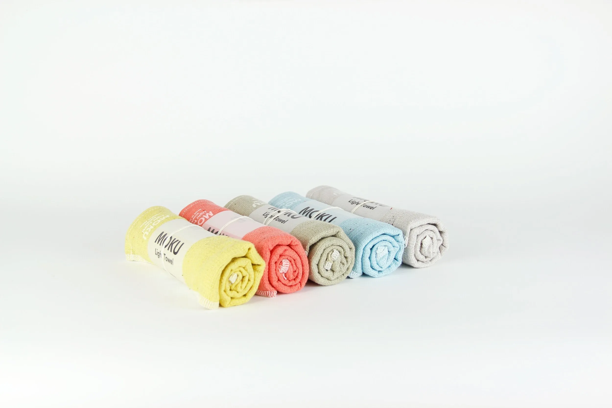 Moku lime green - Lightweight Cotton Towel Tenugui