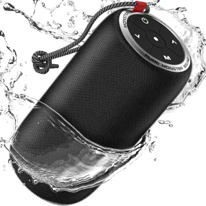 Monster S310 Bluetooth Speaker,Portable Bluetooth Speaker,30W True Wireless Stereo Pairing Deliver Dynamic Sound,IPX5 Waterproof,Built-in Mic,24H,for Family Outdoor