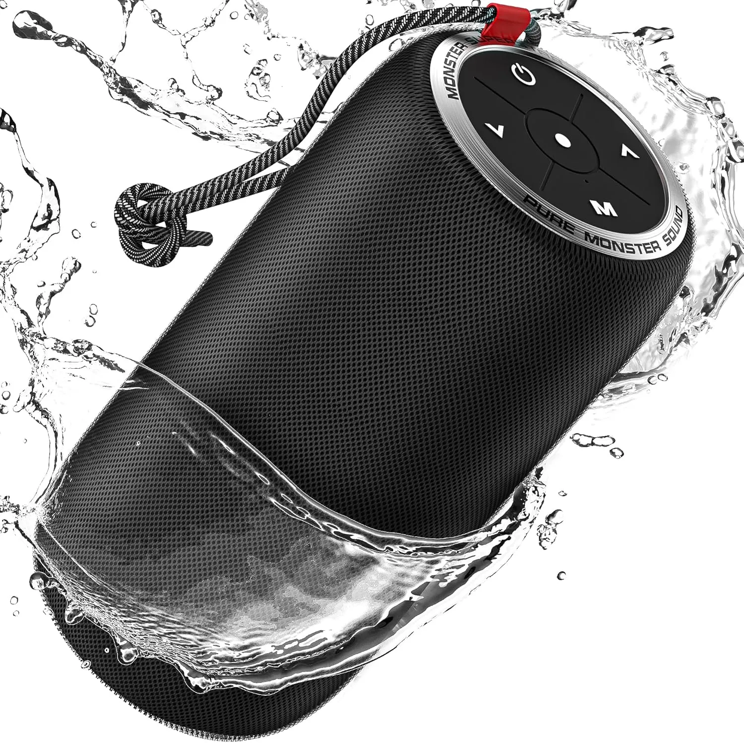 Monster S310 Bluetooth Speaker,Portable Bluetooth Speaker,30W True Wireless Stereo Pairing Deliver Dynamic Sound,IPX5 Waterproof,Built-in Mic,24H,for Family Outdoor