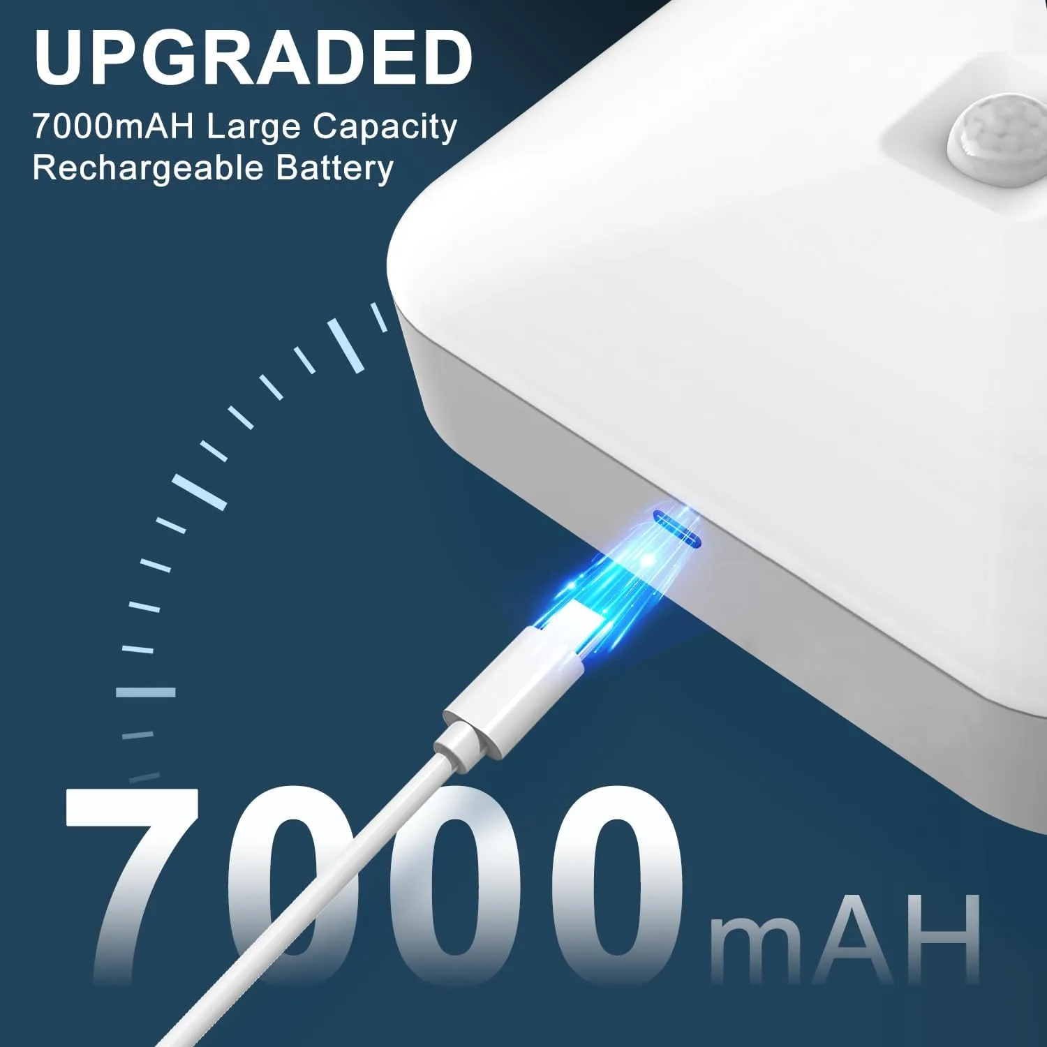 Motion Sensor Rechargeable Ceiling Light Indoor with Remote, Wireless Battery Operated Rechargeable Sensor Light for Closet, Garage, Hallway, 3000K-6000K Battery Powered Shower Lights