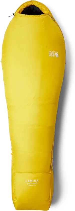 Mountain Hardwear Unisex Lamina 0F/-18C Short, Electron Yellow, Right-Hand Zipper