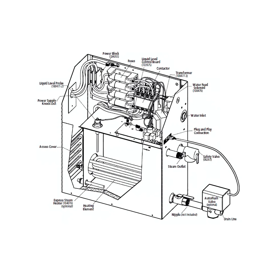 Mr. Steam Square Faceplate, iTempo™ BN