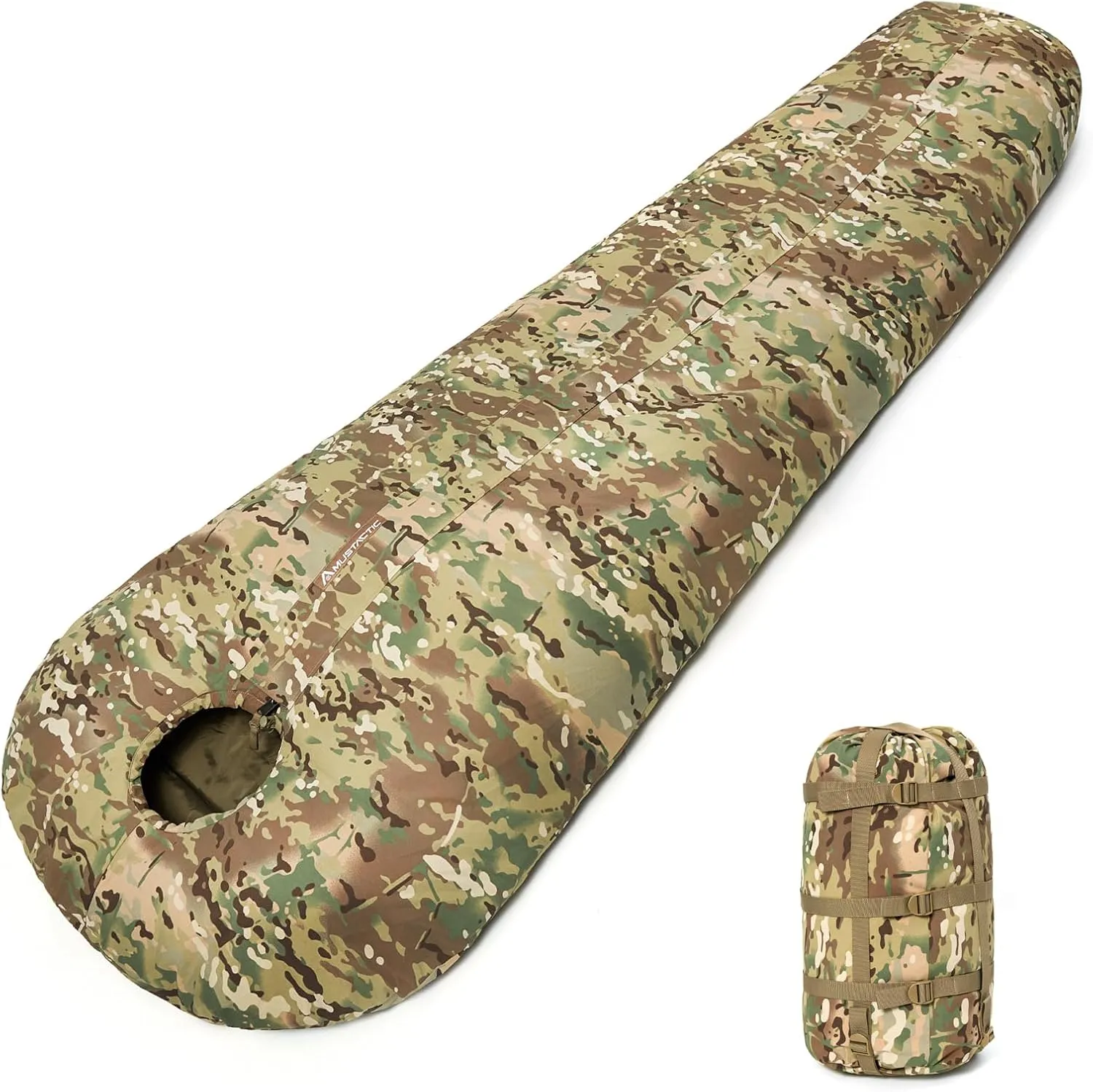 MT Military Army Force Defence 4 & Tropen Patrol Mummy Sleeping Bags with Bivy Cover Compression Sack, Modular Sleeping System 2.0 for Cold Weather,