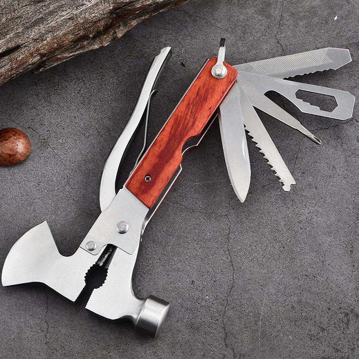 Multifunctional Axe Hammer Portable Outdoor Tool Versatile Camping Equipment