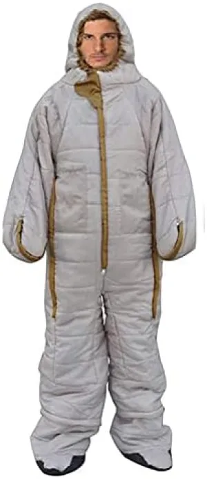 Mummy Sleeping Bag with Arm Legs Warm Cold Weather 4 Seasons Human Sleeping Bag for Adults Indoor & Outdoor,L