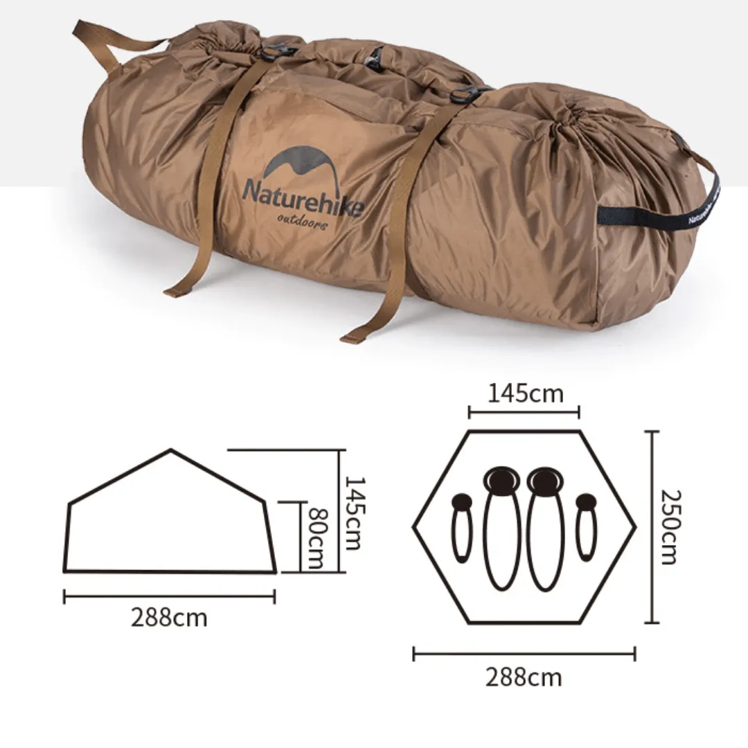 Naturehike MG Hexagonal Tent For 3-4 Persons