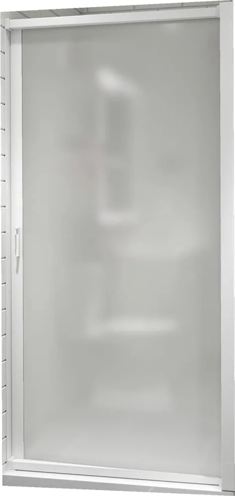 Nautilus 64"x36" RV Shower Door Opaque Plain - White