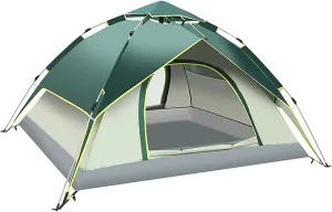 NIEH Automatic Instant Pop-Up Tents, Double Layer Multi-Purpose Camping Tent Lightweight Portable Windproof Rainproof for Hiking Outdoor Festivals Travel
