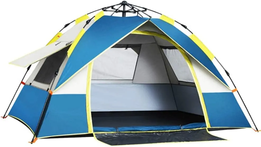 NIEH Tent Lightweight 3-Season Camping/Traveling 2-4 Person, Family Instant Pop Up Camping Tent for Beach BBQ Park Fishing Mountain House Sun Shade Canopy
