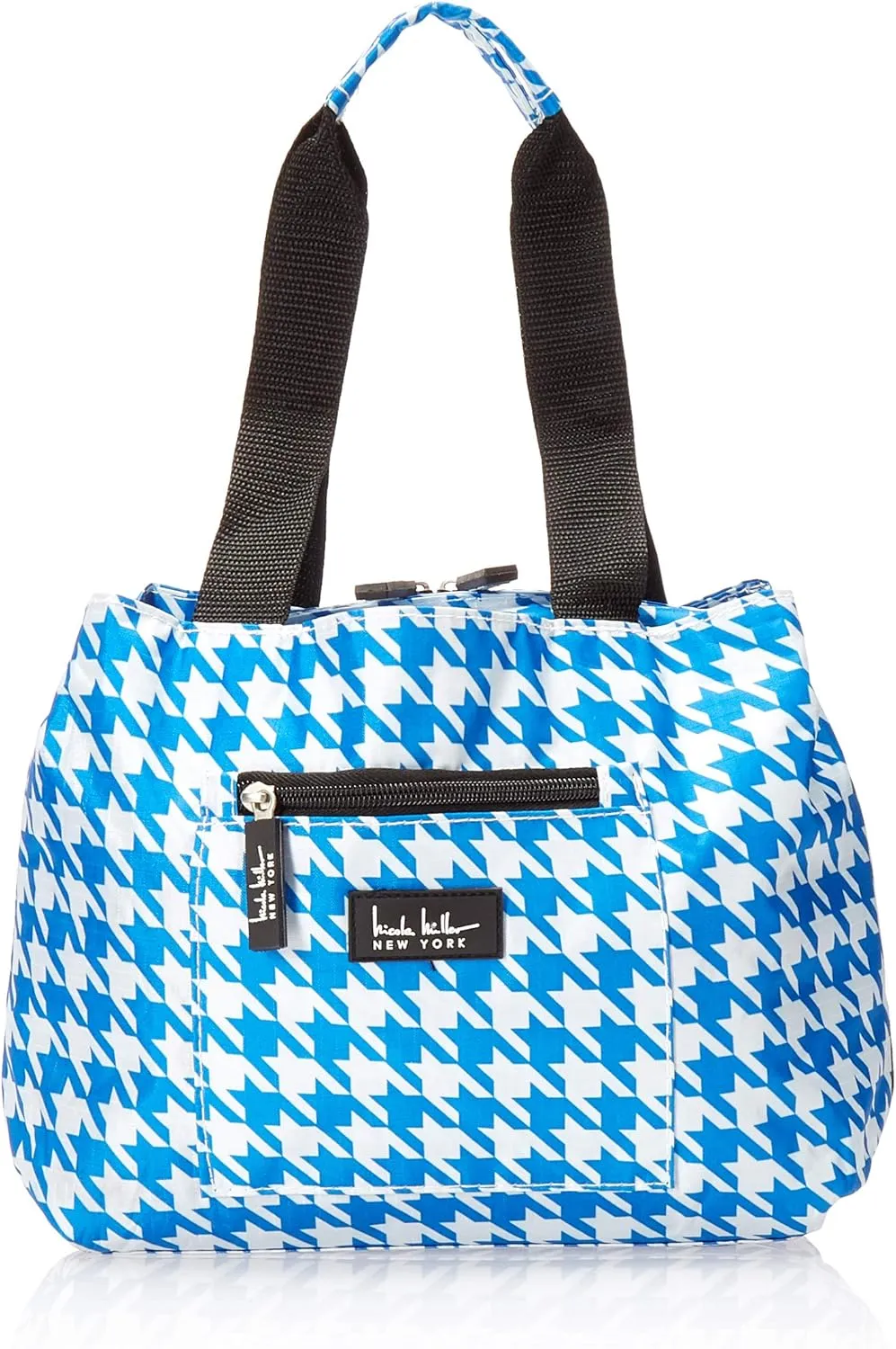 of New York Insulated Lunch Cooler- Summer 2015 Colors - 11 Lunch Tote (Houndstooth Blue)