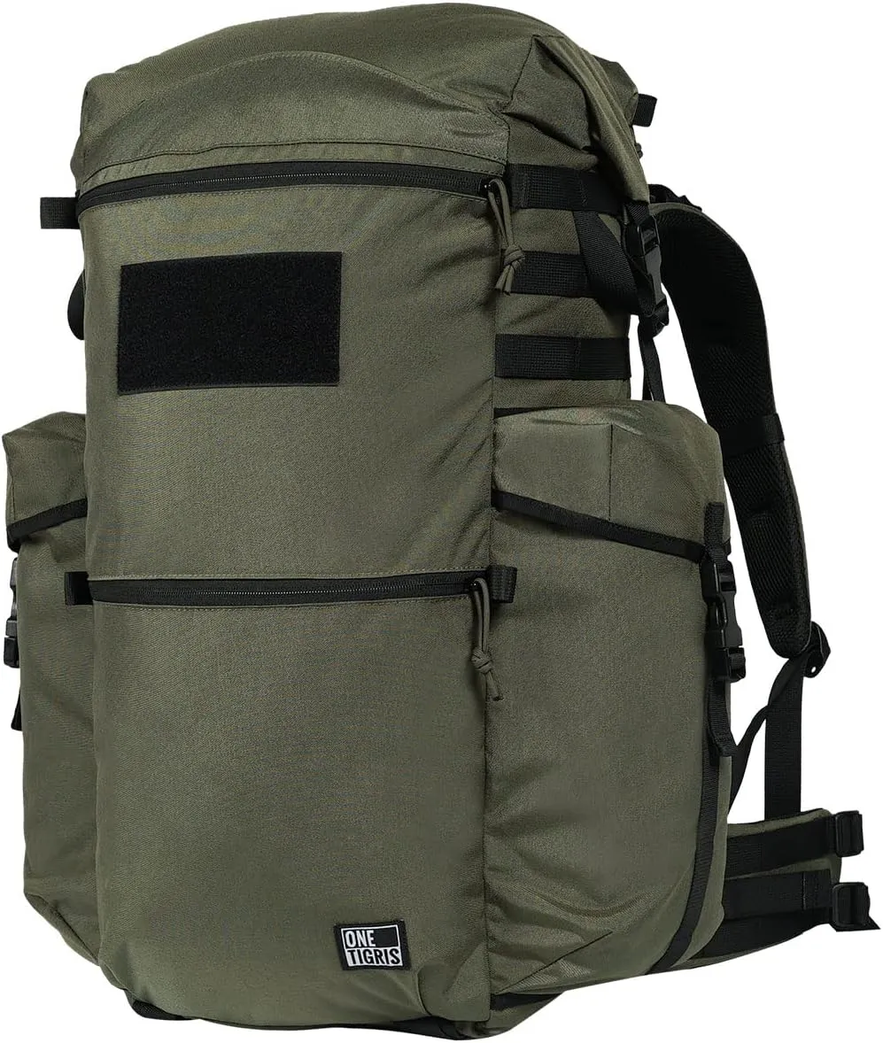 OneTigris WILD ROCKET 45L Backpack - Durable 500D Cordura Nylon ALICE Pack, Hiking Daypack for Outdoor Adventures