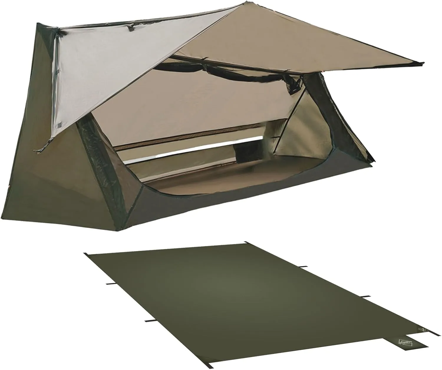 onewind Single Person Backpacking Tent with Footprint, 3 Season Ultralight Tent with Tent Floor Ground Sheet