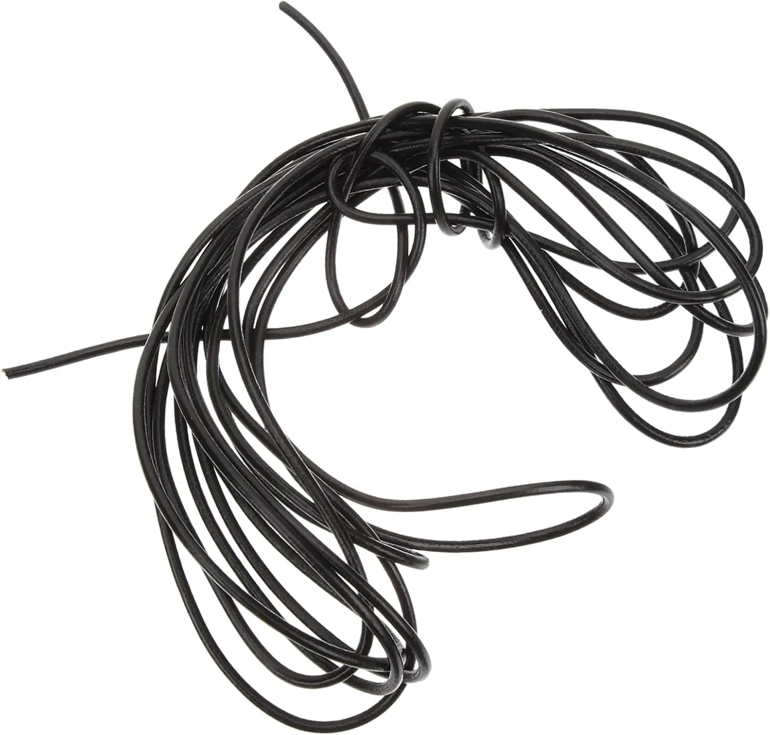 Operitacx Pcs Handmade Leather Rope Round Cowhide Cord for DIY Bracelet Necklace Decorative Crafts